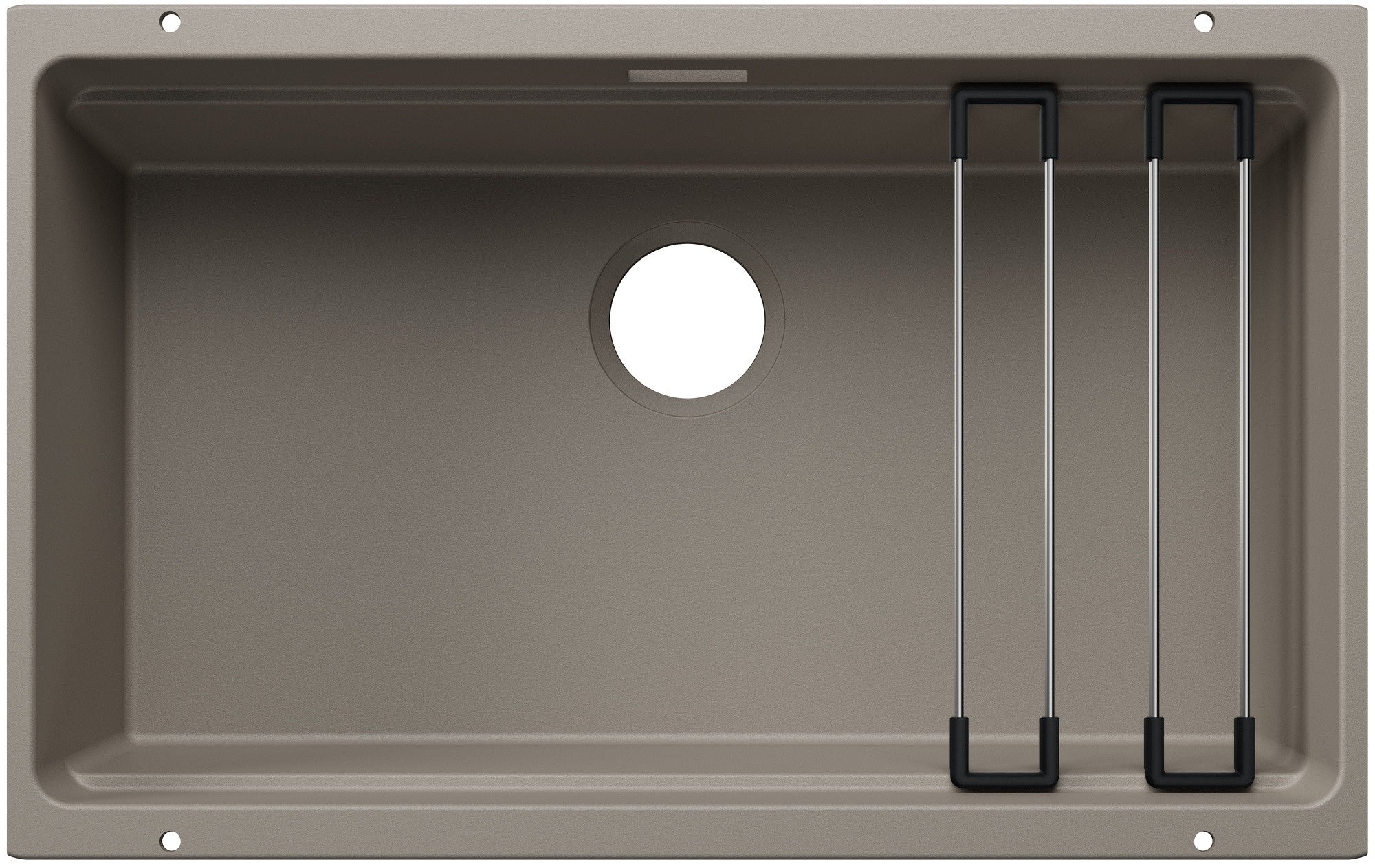 Chiuveta bucatarie Blanco Etagon 700, 527769, granit trufe, sub blat, 700 x 400 mm